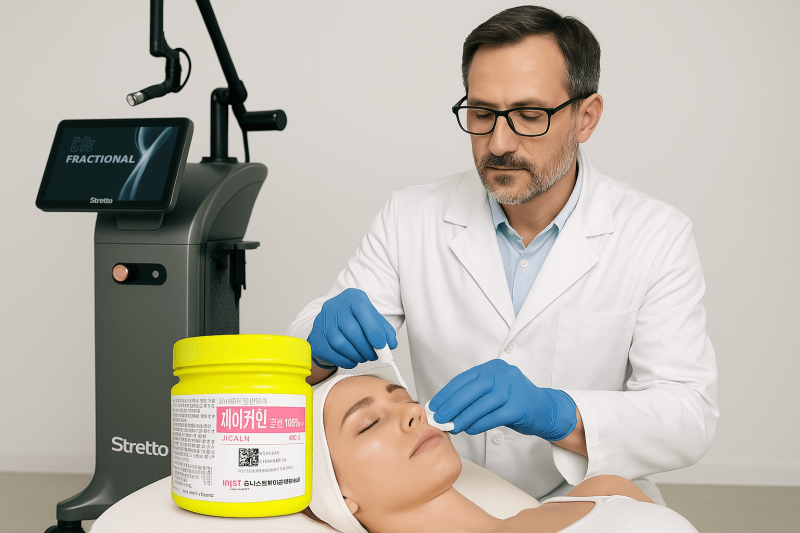 crème anesthésiante pour traitement laser co2 médecine esthétique 